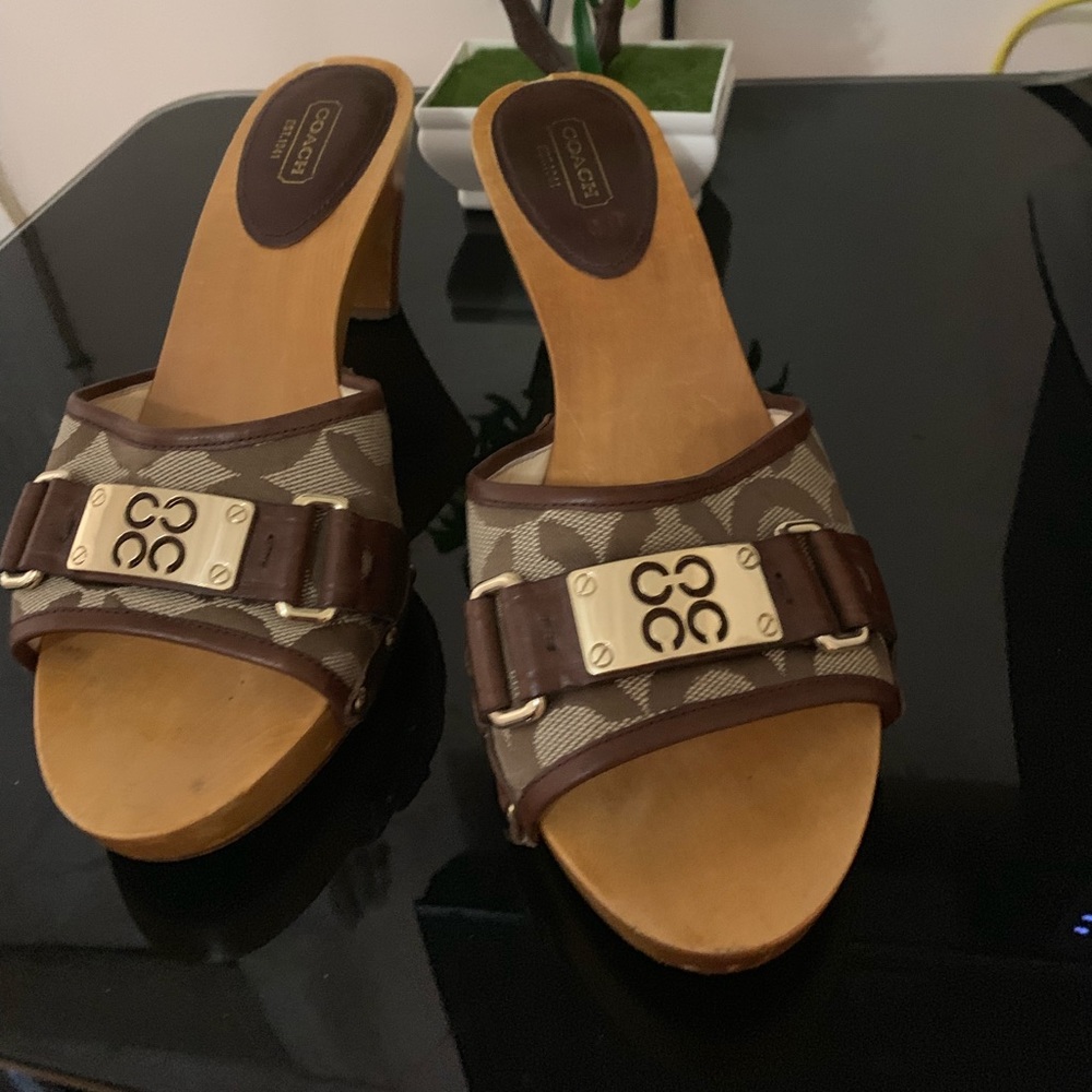 Authentic coach mules .